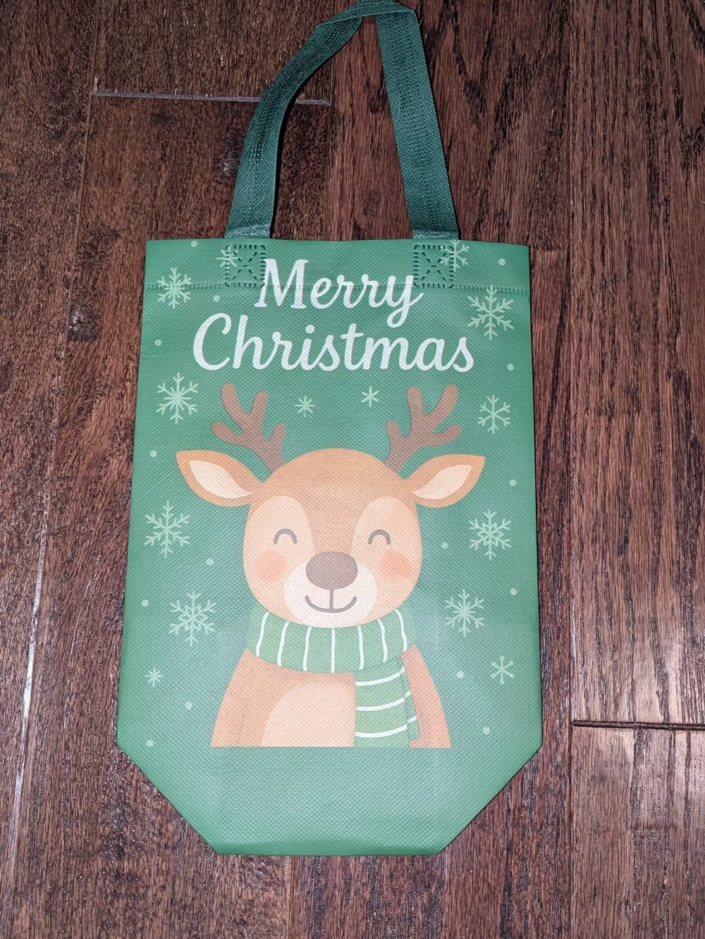 Bundle of Reusable Bags with Christmas Print